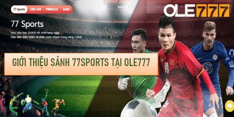 Giới thiệu về sảnh 77Sports tại Ole777