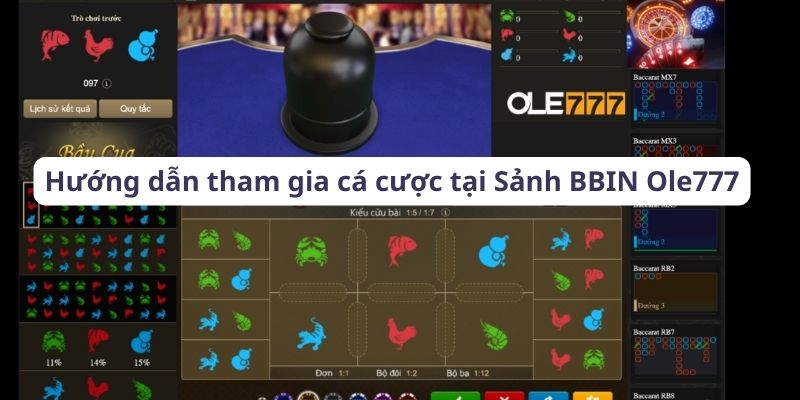 Bầu cua là trò chơi ưa thích tại sảnh BBIN trên Ole777