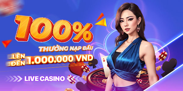 Khuyến mãi Casino Ole777: Thưởng 100% giá trị nạp lần đầu lên đến 1 triệu đồng, nạp lại hàng ngày tặng 10% tiền nạp và hoàn trả 1.1% khi cá cược tại casino